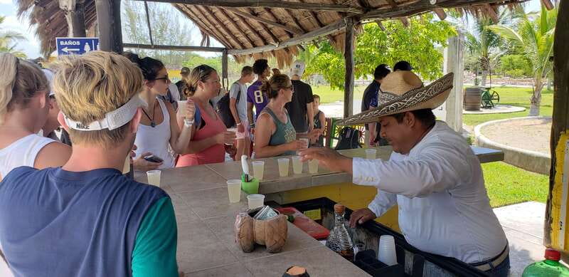 Cozumel: Private Buggy Tour with Lunch & Snorkeling - Tequila, local tastes, and the first stop