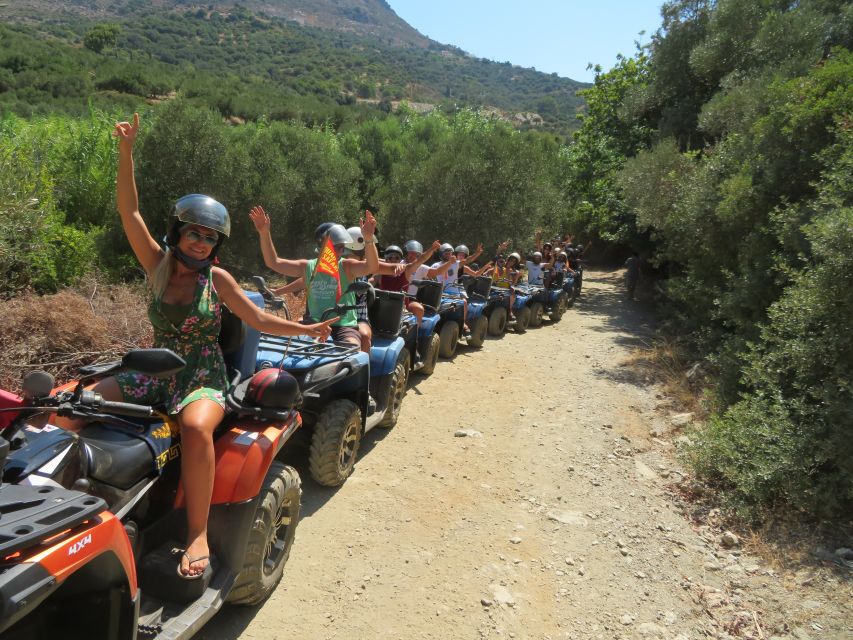 Crete: Quad Safari with Monastery, Malia Palace and Lunch - The beach finish at Sisi