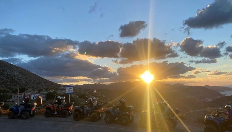 Crete: Sunset or Morning Quad with Local Products Tasting - Achlada and the older Cretan way of life