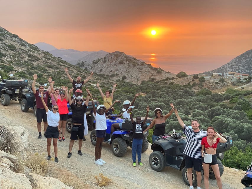 Crete: Sunset or Morning Quad with Local Products Tasting - What the $94 group price really means