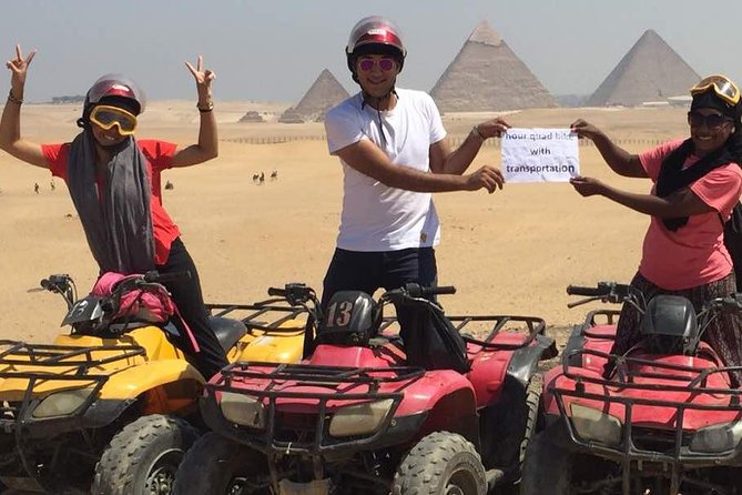 Custom Tour to Giza Pyramids and Desert ATV - Khafre, Menkaure, and the changing views
