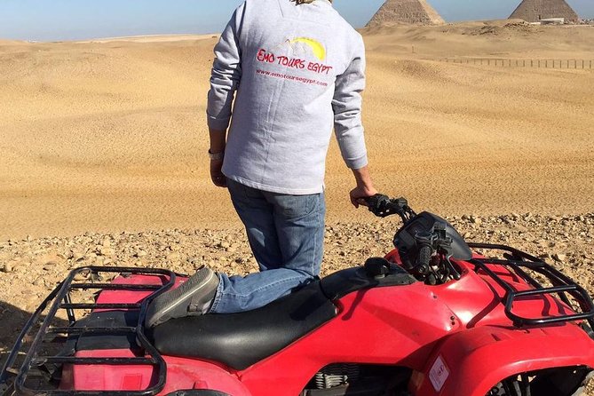 Custom Tour to Giza Pyramids and Desert ATV - From ancient stone to an ATV in the desert