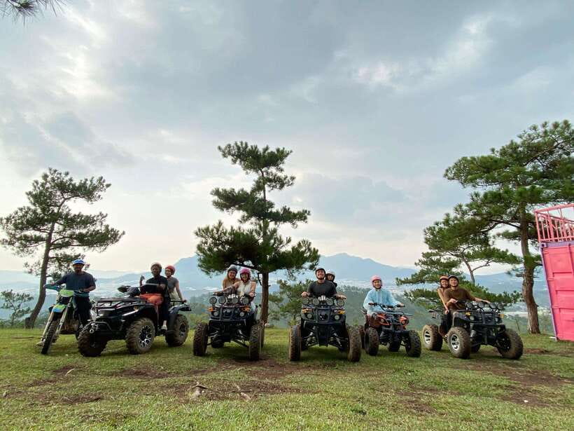 Dalat: 1- or 2-Hour Sightseeing ATV Adventure - Farms, animals, and the view from above