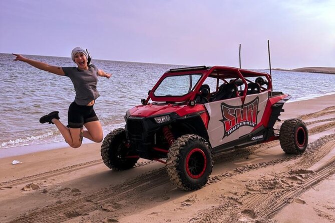Desert Safari Dune Bashing Camel Ride Sand Surfing Atv or Buggy - Leaving Doha for the southern dunes
