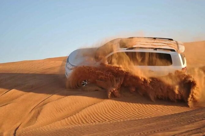 Desert Safari Dune Bashing Camel Ride Sand Surfing Atv or Buggy - Khor Al Udaid, where sand reaches the sea