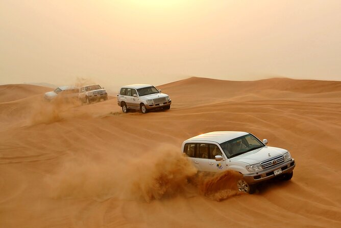 Desert Safari Experience with Dune Bashing and Dinner in Dubai - Dune bashing is thrilling, but not gentle