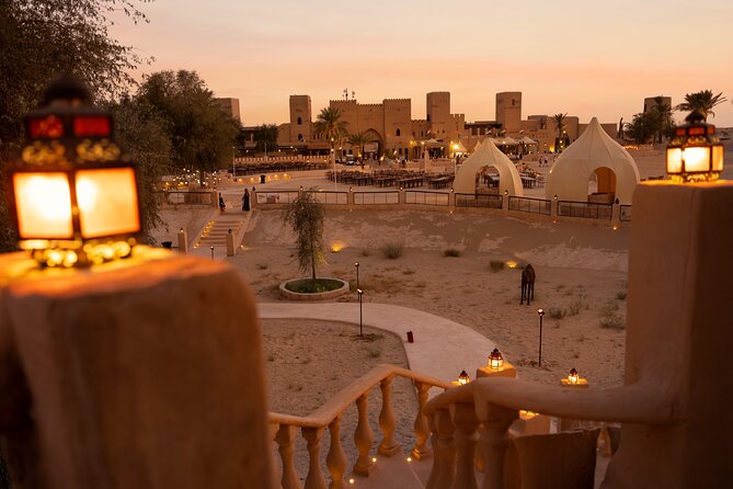 Desert Safari: Luxury Fortress Dinner, Camel Ride & Dune Bashing - Dinner: generous choice, modest expectations