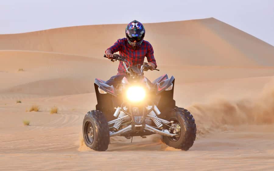 Desert Safari Self-Drive Quad Bike OR Dune Buggy Experience - Mesaieed and the first quad-bike session