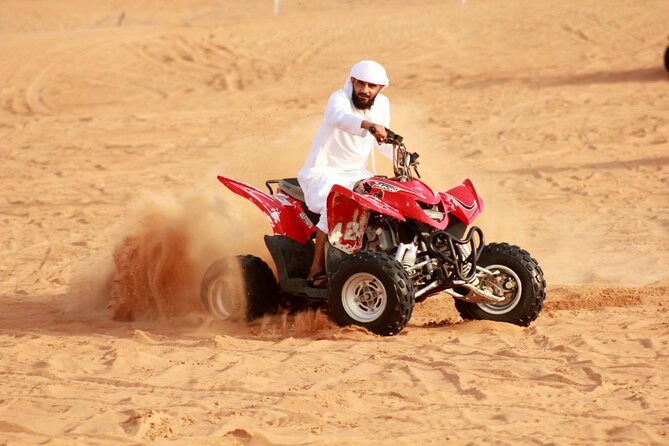 Desert Safari With BBQ Dinner, Quad Ride And And Sand-boarding - From Dubai to the red dunes of Lahbab