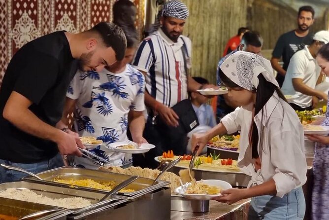 Desert Safari with Dune Bashing and Dinner In Dubai - What is on the BBQ dinner table
