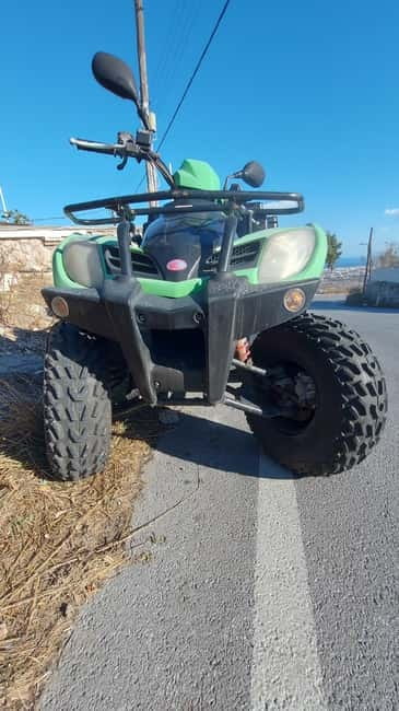 Discover Santorini on Quadbike Available with pick up! - What the ride feels like