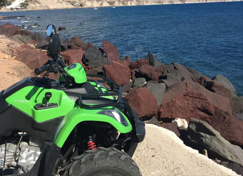 Discover Santorini on Quadbike Available with pick up! - Fuel, insurance, and the details that matter