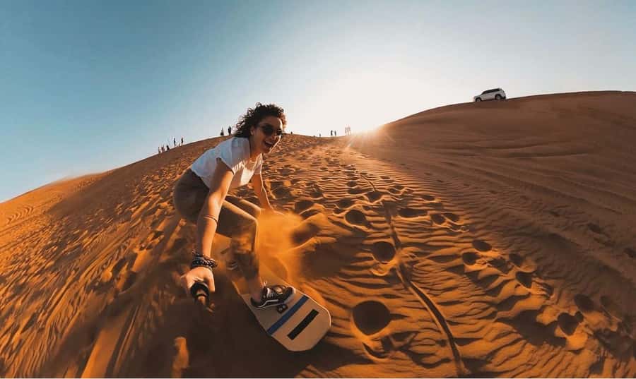 Doha: ATV/Desert Safari with Activities and Inland Sea Stop - Photo stops and the desert sunset