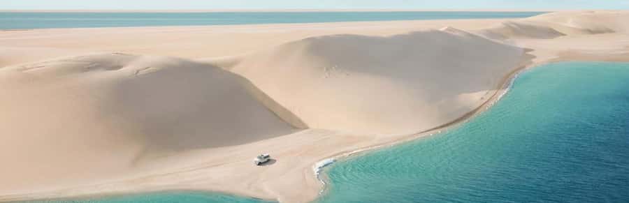 Doha: ATV/Quad, Safari 4x4, Camels, Sandboarding& Inland Sea - The camel ride and photo stop