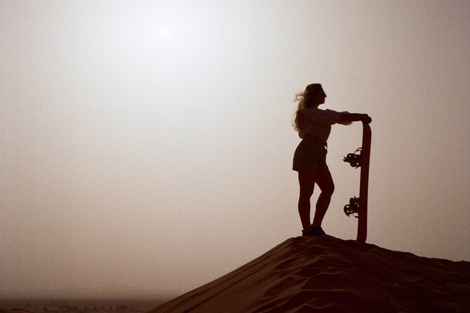 Doha Desert Adventure, Sandboarding, Dune Bashing,Inland Sea Tour - Sandboarding at Sealine