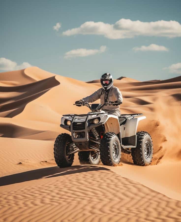 Doha: Desert All Activities ATV Quad Bike, Dune Bashing - Adding the 30-minute quad-bike ride