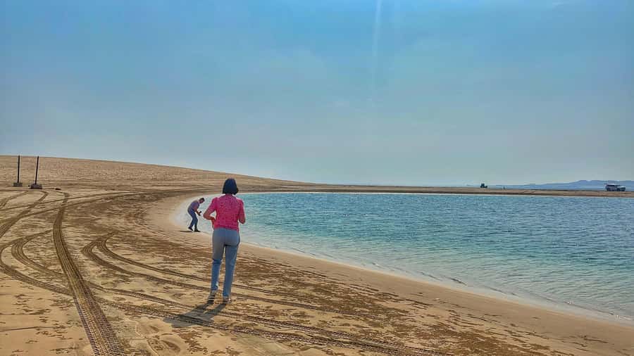 Doha: Desert Safari, Dune Bashing, Inland Sea With Transfers - Sealine Beach is your first proper stop