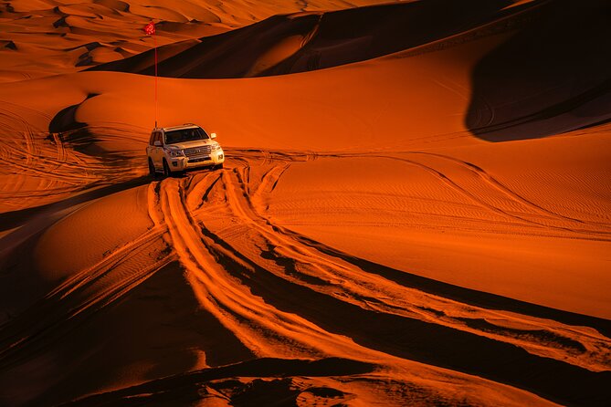 Doha Desert Safari Dune bashing,Sandboarding,CamelRide,Inland Sea - Dune bashing in a Toyota 4WD