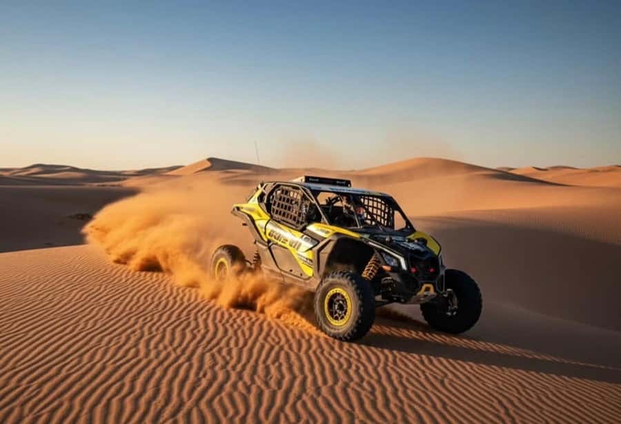 Doha: Desert Safari Experience – Quad Bike, Buggy/Camel Ride - Leaving Doha in an air-conditioned 4WD