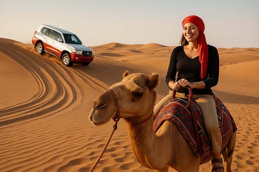 Doha: Desert Safari, Quad Biking, Sand Boarding & Camel Ride - From Doha to the open desert in 45 minutes