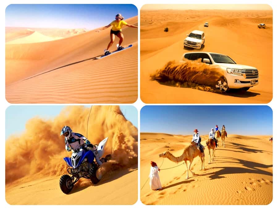 Doha: Desert Safari, Quad Biking, Sand Boarding & Camel Ride - The Inland Sea near the Saudi Arabian border
