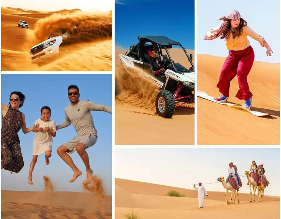 Doha:Desert Safari with Camel Ride, ATV Bike,& Sand Boarding - The camel ride offers a quiet start