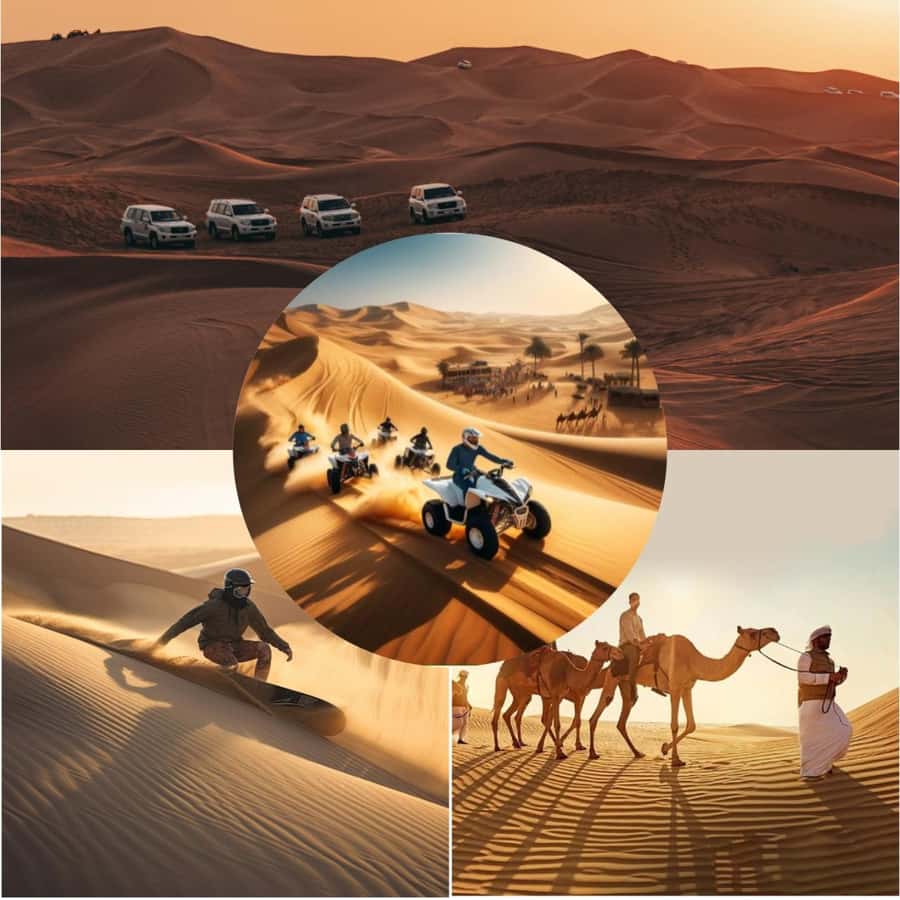Doha: Desert Safari with Quad Bike, Sandboard & Camel Ride - Camels, falcons, and a brief taste of Bedouin life