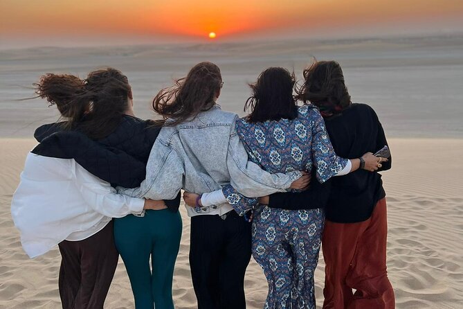 Doha Half Day Desert Safari Dune Bashing Camel Ride Sandboarding - A short camel ride and Bedouin-style tea