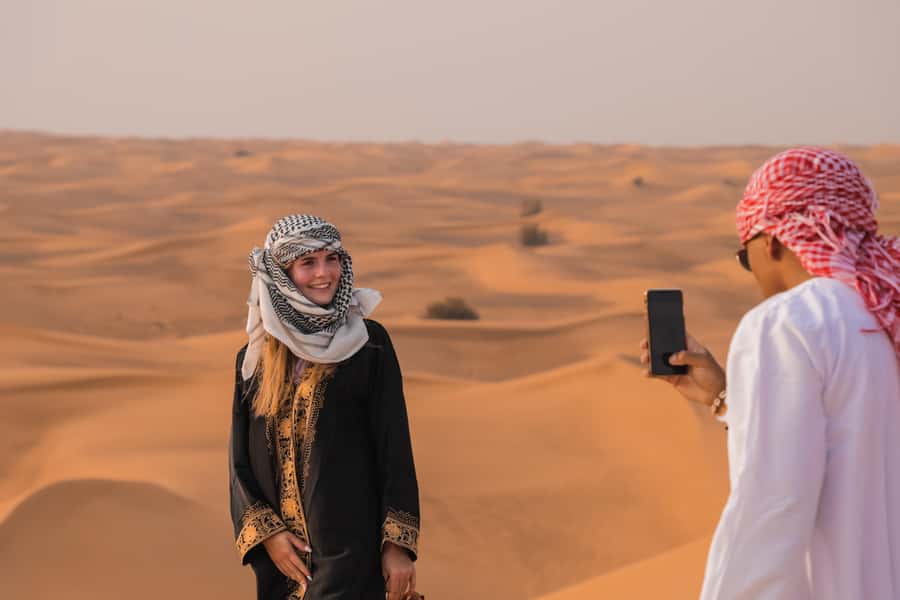 Doha: Half-Day Desert Safari, Quad Bike, Camels & Inland Sea - Sandboarding on the high dunes