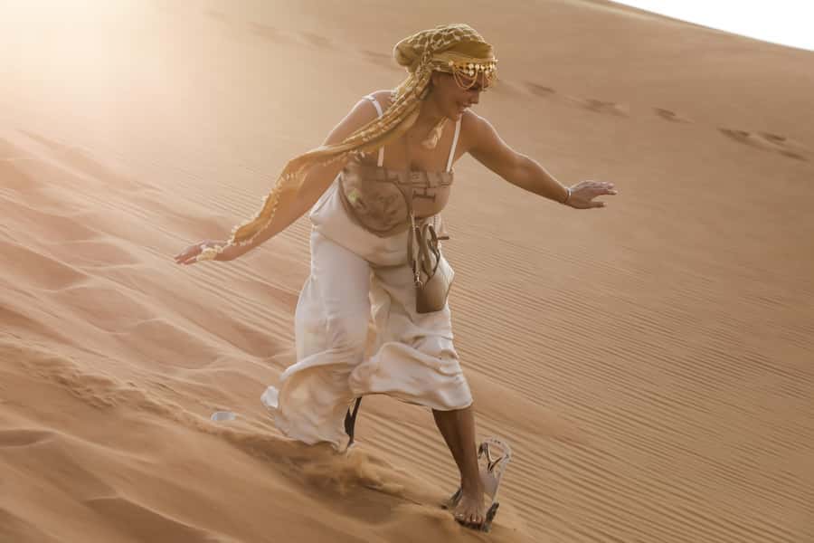 Doha: Half-Day Desert Safari, Quad Bike, Camels & Inland Sea - Camel photos before the faster rides