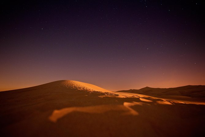 Doha Night Desert Safari Camel Ride Dune Bashing with Transfer - Sealine Beach and the short camel ride