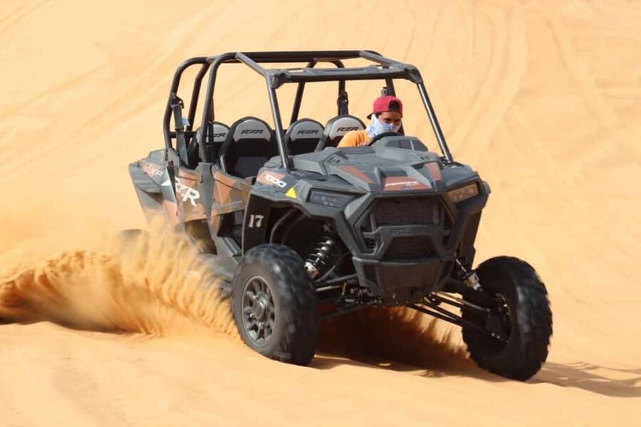 Doha Qatar Buggy ride, camel ride, dune bashing, sandboard. - The short camel ride at Sealine