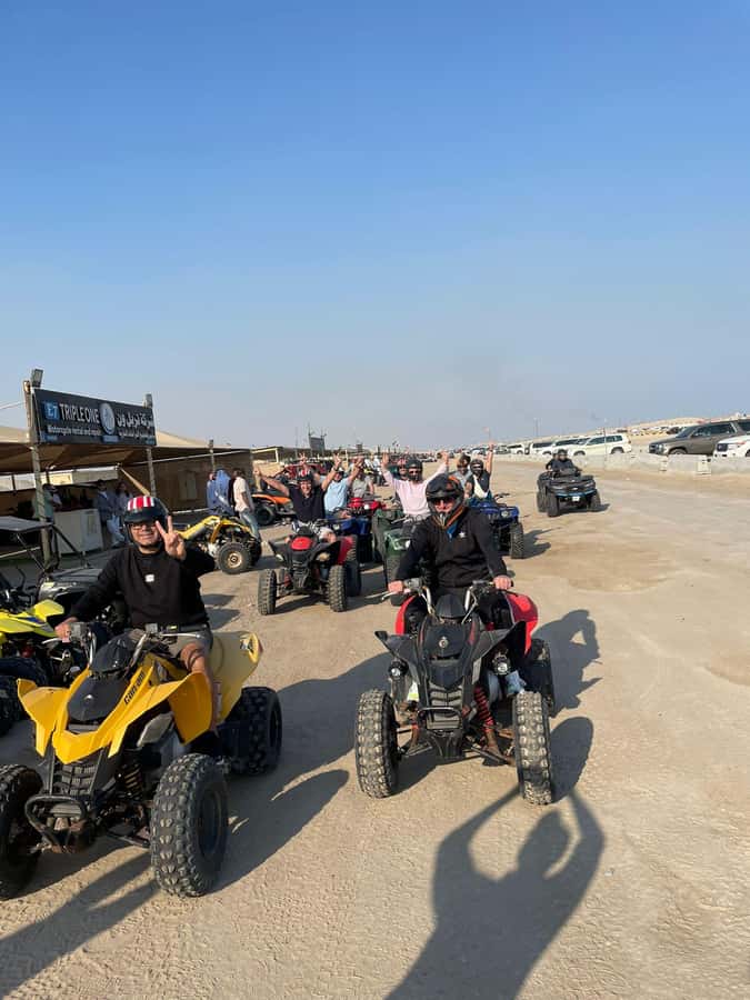 Doha: Quad Bike, Desert Safari, Buggy ride & inland sea tour - Leaving Doha for the Inland Sea