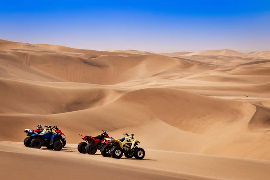 Doha: Quad Bike, Dune Bashing, Camel Ride & Inland Sea Tour - Heat, safety, and comfort