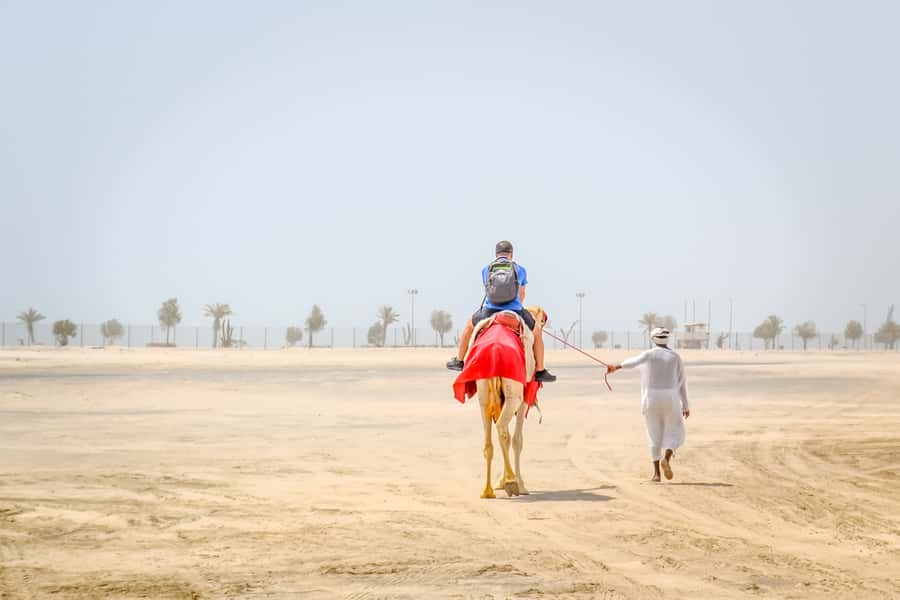 Doha: Safari, ATV, Camels, Sandboarding and Inland Sea Tour - Reaching Khor al Adaid, Qatar’s Inland Sea