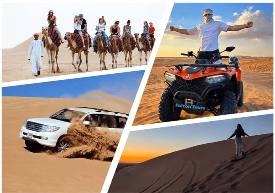 Doha Safari: ATV Ride, Dune Bashing, & Sandboarding Fun - Tea and a short camel stop