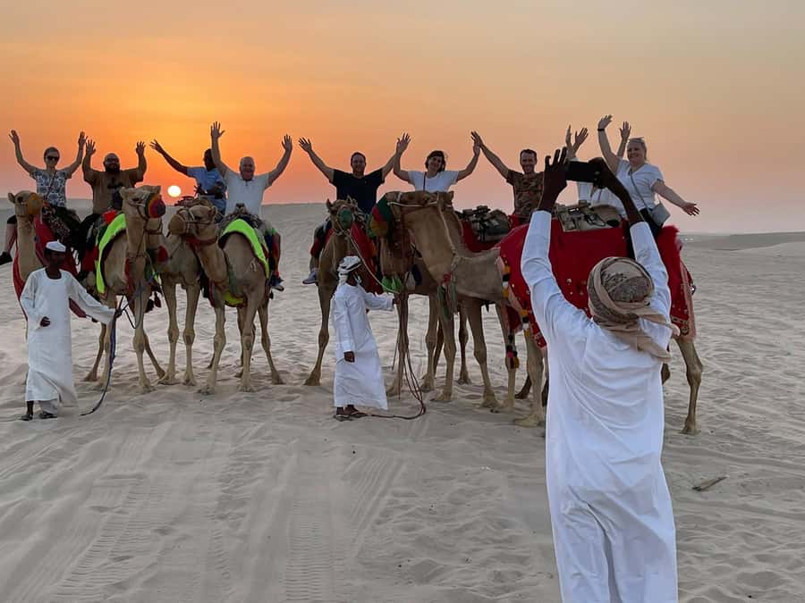 Doha: Sunset Safari, Dune Bashing, Sandboarding & Camel Ride - Why the sunset is the star of this desert trip