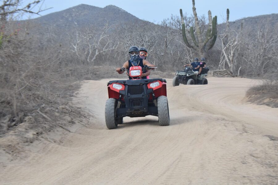 Double ATV Migriño Beach & Desert - Who will enjoy this ride most