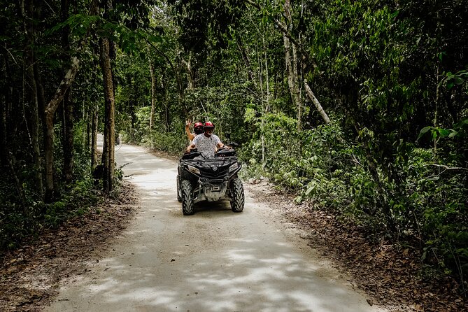 Double Atv Tour In Cozumel And Cenote Jade - Riding the ATV Through Mud and Jungle Roads