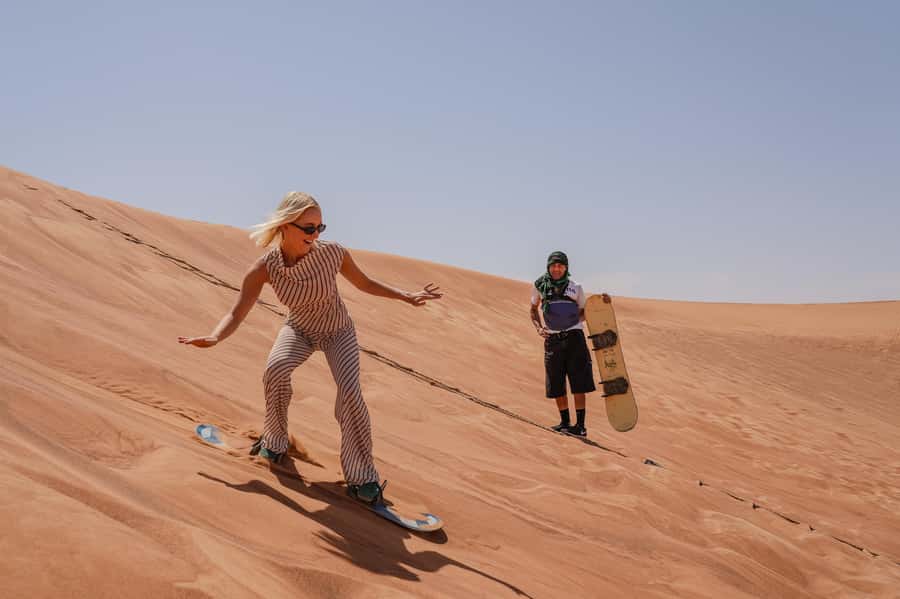 Dubai: Desert Safari, Quad Bike, Camel Ride & Al Khayma Camp - Leaving Dubai for the Red Dunes