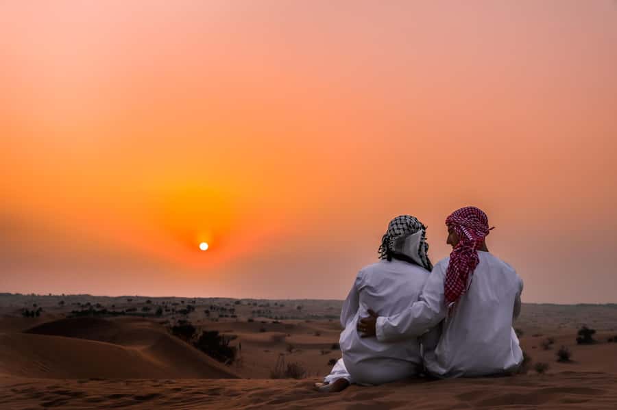 Dubai: Desert Safari, Quad Bike, Camel Ride & Al Khayma Camp - A short camel ride with a slower rhythm