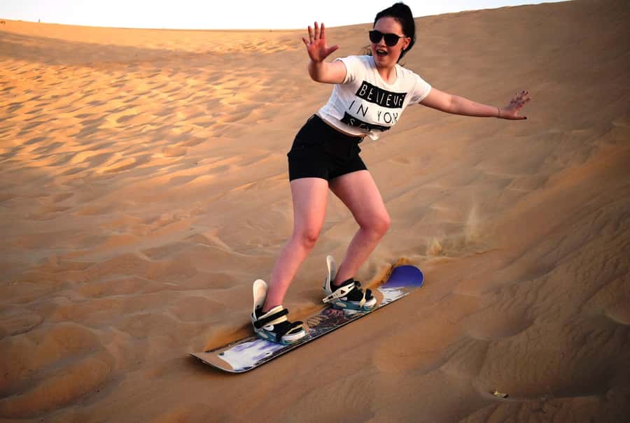 Dubai Desert Safari, Quad Biking, Camel Ride, & Sandboarding - Dune driving: thrilling, short, and not for everyone