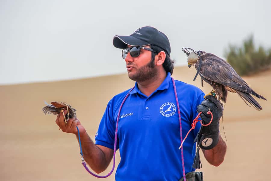 Dubai Desert Safari, Quad Biking, Camel Ride, & Sandboarding - Sandboarding on the Lahbab dunes