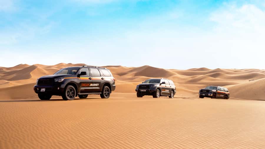 Dubai Desert Safari - Sandboarding, Quad Bike & BBQ Options - The 30 to 45 minute dune-bashing run