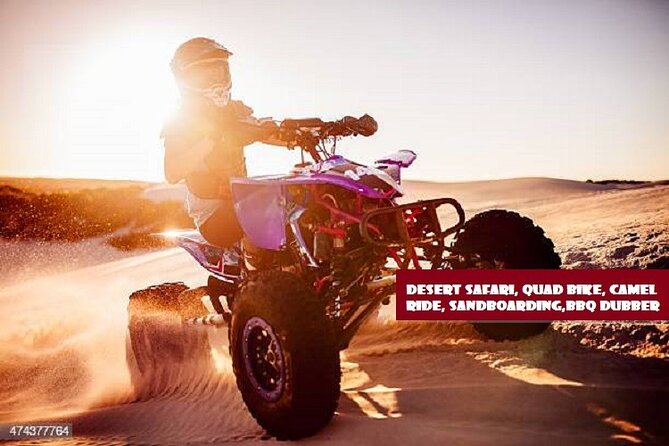 Dubai Desert Safari With BBQ, Quad Bike And Camel Ride - BBQ dinner and the evening shows