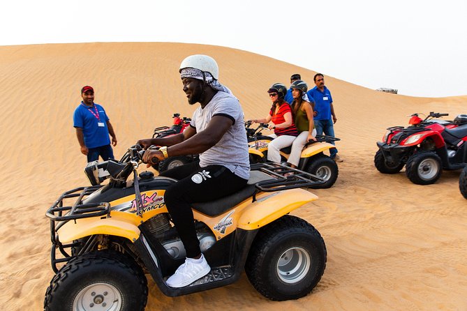 Dubai Desert Safari with Quads, BBQ Dinner, Camel ride, & Shows - BBQ dinner under the stars