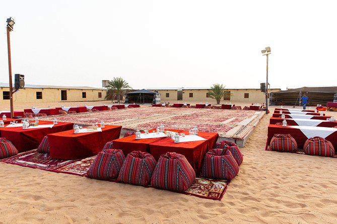 Dubai Desert Safari with Quads, BBQ Dinner, Camel ride, & Shows - Belly dancing and tanoura after dark