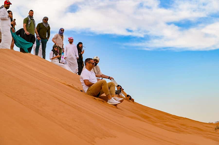 Dubai: Desert Safari with VIP BBQ and Optional Quad Bike - Arabic coffee, camel rides, and camp activities