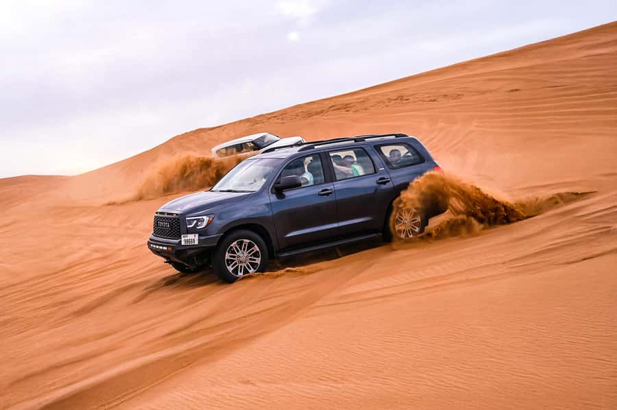 Dubai: Desert Safari with VIP BBQ and Optional Quad Bike - Al Lahbab’s red dunes and the main dune drive