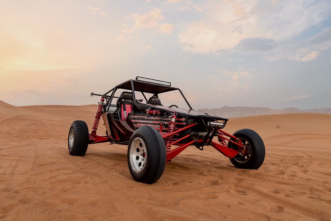 Dubai Dune Buggy Safari Tour in Red Dunes Options - Adding the camp BBQ and camel ride